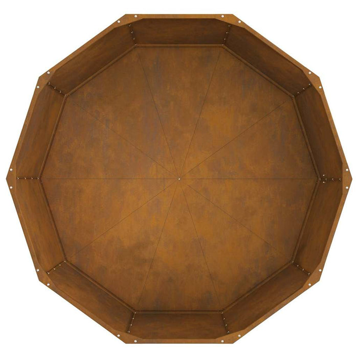 Fioriera Ruggine 120 x 120 x 50 cm 883751