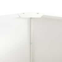 Fioriera Bianco 90 x 90 x 50 cm Acciaio 883753