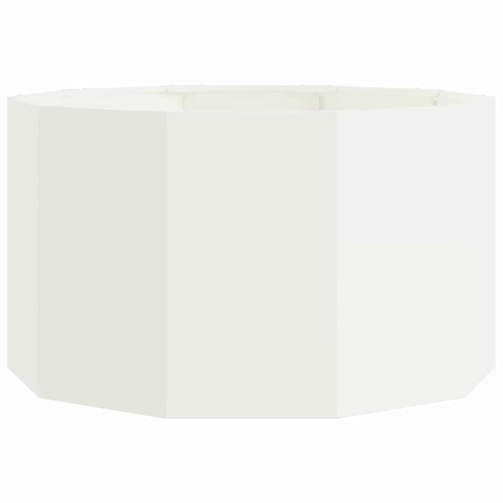 Fioriera Bianco 90 x 90 x 50 cm Acciaio 883753