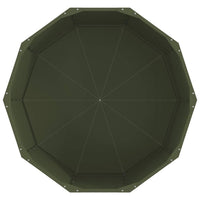 Fioriera Verde oliva 90 x 90 x 50 cm Acciaio 883755