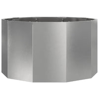 Fioriera Argento 90 x 90 x 50 cm Acciaio inossidabile 883756
