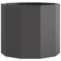 Fioriera Nero 60 x 60 x 50 cm Acciaio 883759