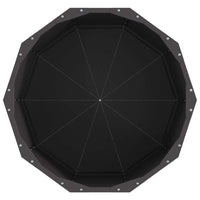 Fioriera Nero 60 x 60 x 50 cm Acciaio 883759