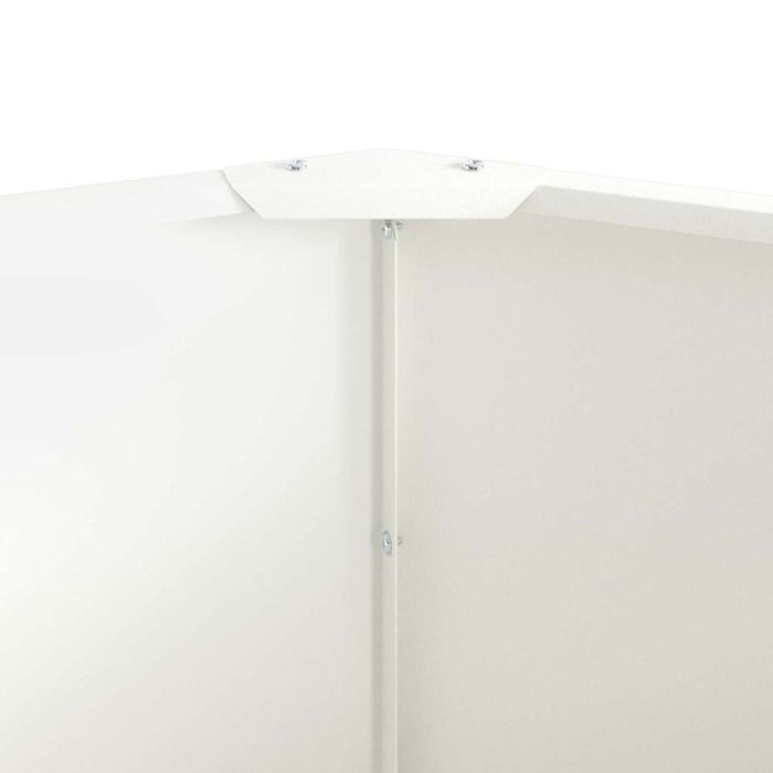 Fioriera Bianco 60 x 60 x 50 cm Acciaio 883760