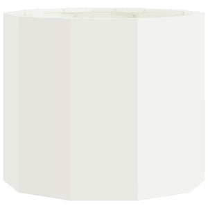 Fioriera-Vaso-Contenitore per Piante Bianco 60 x 60 x 50 cm Acciaio