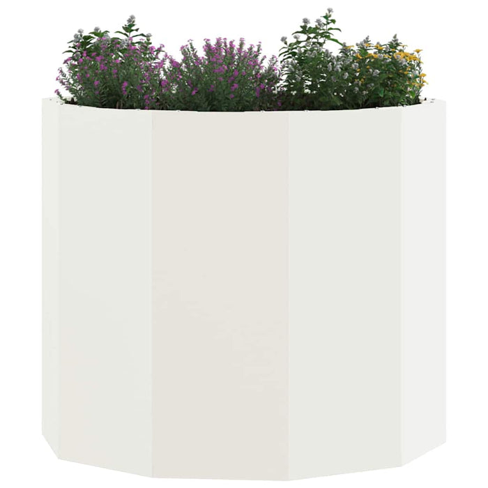 Fioriera Bianco 60 x 60 x 50 cm Acciaio 883760