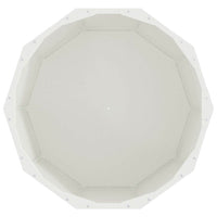 Fioriera Bianco 60 x 60 x 50 cm Acciaio 883760