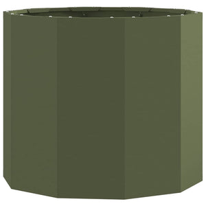 Fioriera Verde oliva 60 x 60 x 50 cm Acciaio 883762