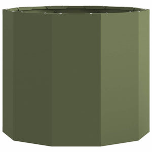 Fioriera Verde oliva 60 x 60 x 50 cm Acciaio 883762