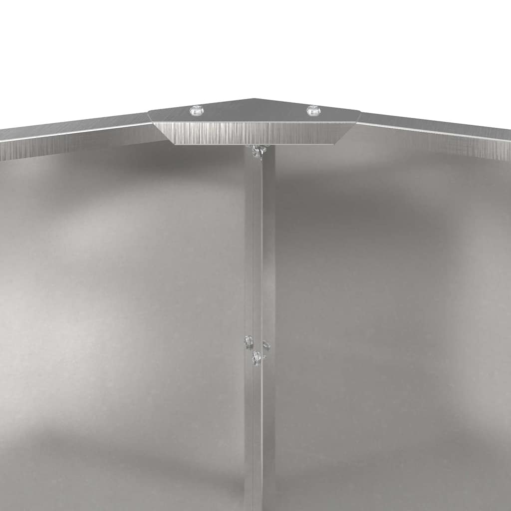 Fioriera Argento 60 x 60 x 50 cm Acciaio inossidabile 883763