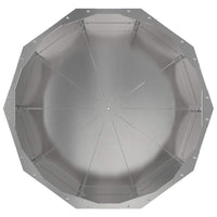 Fioriera-Vaso-Contenitore per Piante Argento 60 x 60 x 50 cm Acciaio inossidabile