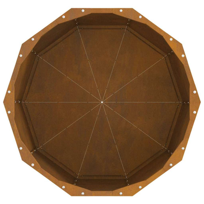 Fioriera Ruggine 60 x 60 x 50 cm 883765