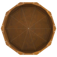 Fioriera Ruggine-Vaso-Contenitore per Piante 60 x 60 x 50 cm