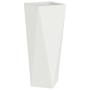 Fioriera Bianco 30 x 30 x 75 cm Acciaio 883768