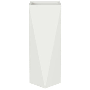 Fioriera Bianco 30 x 30 x 75 cm Acciaio 883768