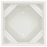 Fioriera Bianco 30 x 30 x 75 cm Acciaio 883768