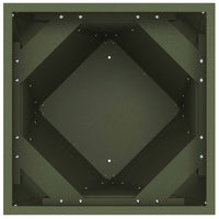 Fioriera Verde oliva 30 x 30 x 75 cm Acciaio 883772