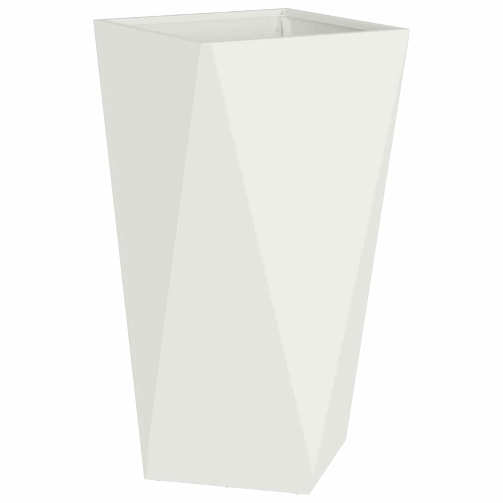 Fioriera Bianco 40 x 40 x 75 cm Acciaio 883782