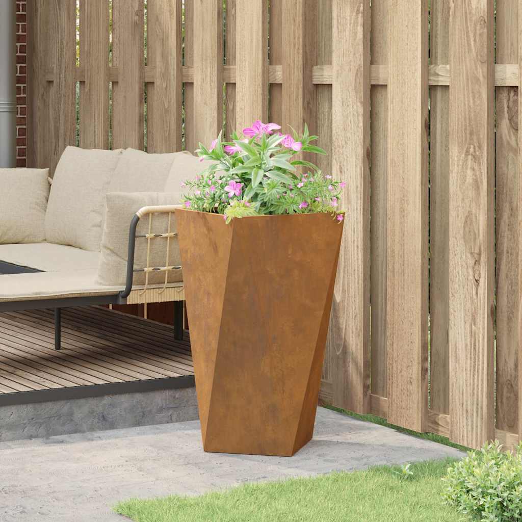 Fioriera Ruggine 40 x 40 x 75 cm 883792