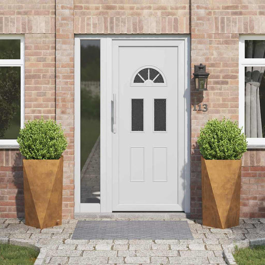 Fioriera 2 pcs Ruggine 40 x 40 x 75 cm 883793