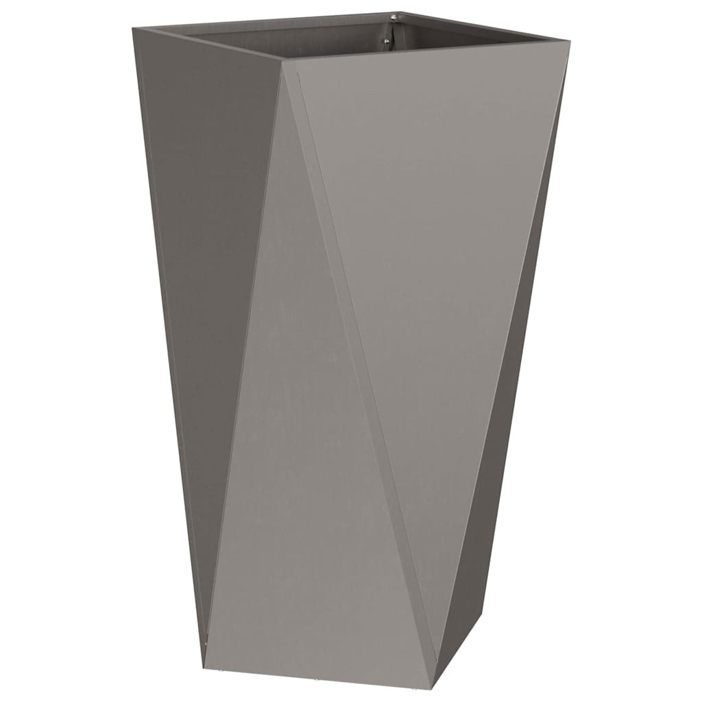 Fioriera 2 pz-Set di 2 Vaso-Contenitore per Piante Ruggine 40 x 40 x 75 cm