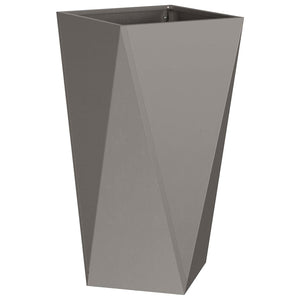 Fioriera 2 pz-Set di 2 Vaso-Contenitore per Piante Ruggine 40 x 40 x 75 cm