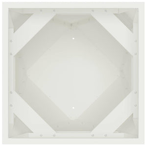 Fioriera Bianco 50 x 50 x 75 cm Acciaio 883796
