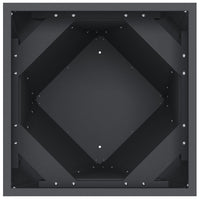 Fioriera Antracite 50 x 50 x 75 cm Acciaio 883798