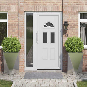 Fioriera 2 pz-Set di 2 Vaso-Contenitore per Piante Argento 50 x 50 x 75 cm Acciaio inossidabile