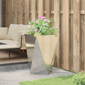 Fioriera Argento 50 x 50 x 75 cm Acciaio zincato 883804