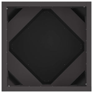 Fioriera Nero 30 x 30 x 30 cm Acciaio 883808