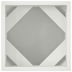 Fioriera Bianco 30 x 30 x 30 cm Acciaio 883810