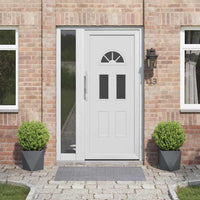 Fioriera 2 pcs Antracite 30 x 30 x 30 cm Acciaio 883813