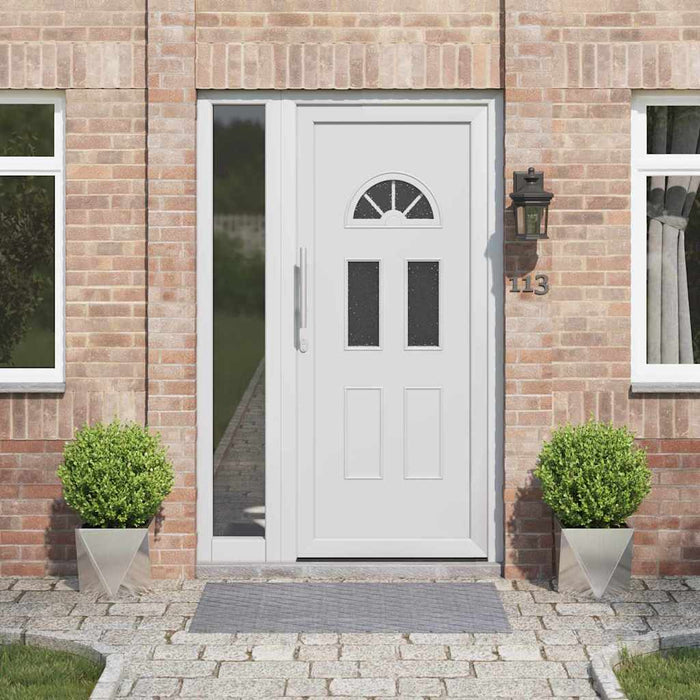 Fioriera 2 pz-Set di 2 Vaso-Contenitore per Piante Argento 30 x 30 x 30 cm Acciaio inossidabile