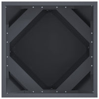 Fioriera Antracite 40 x 40 x 40 cm Acciaio 883826