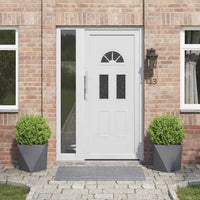 Fioriera 2 pcs Antracite 40 x 40 x 40 cm Acciaio 883827