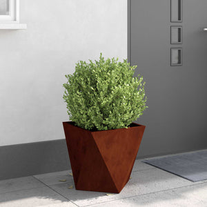 Fioriera 2 pcs Ruggine 40 x 40 x 40 cm 883835