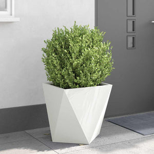 Fioriera Bianco 50 x 50 x 50 cm Acciaio 883838
