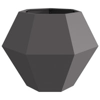 Fioriera Nero 100 x 100 x 80 cm Acciaio 884024