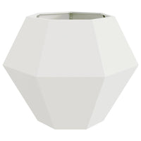 Fioriera Bianco 100 x 100 x 80 cm Acciaio 884026