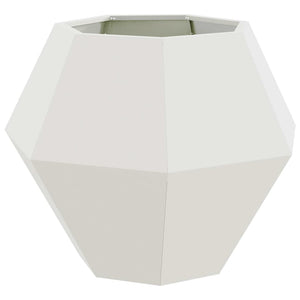 Fioriera Bianco 75 x 75 x 60 cm Acciaio 884040