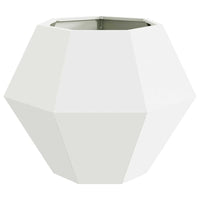 Fioriera Bianco 75 x 75 x 60 cm Acciaio 884040