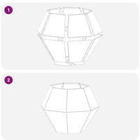Fioriera 2 pcs Argento 75 x 75 x 60 cm Acciaio inossidabile 884047