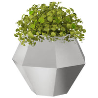 Fioriera 2 pcs Argento 75 x 75 x 60 cm Acciaio inossidabile 884047