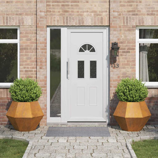 Fioriera 2 pcs Ruggine 75 x 75 x 60 cm 884051