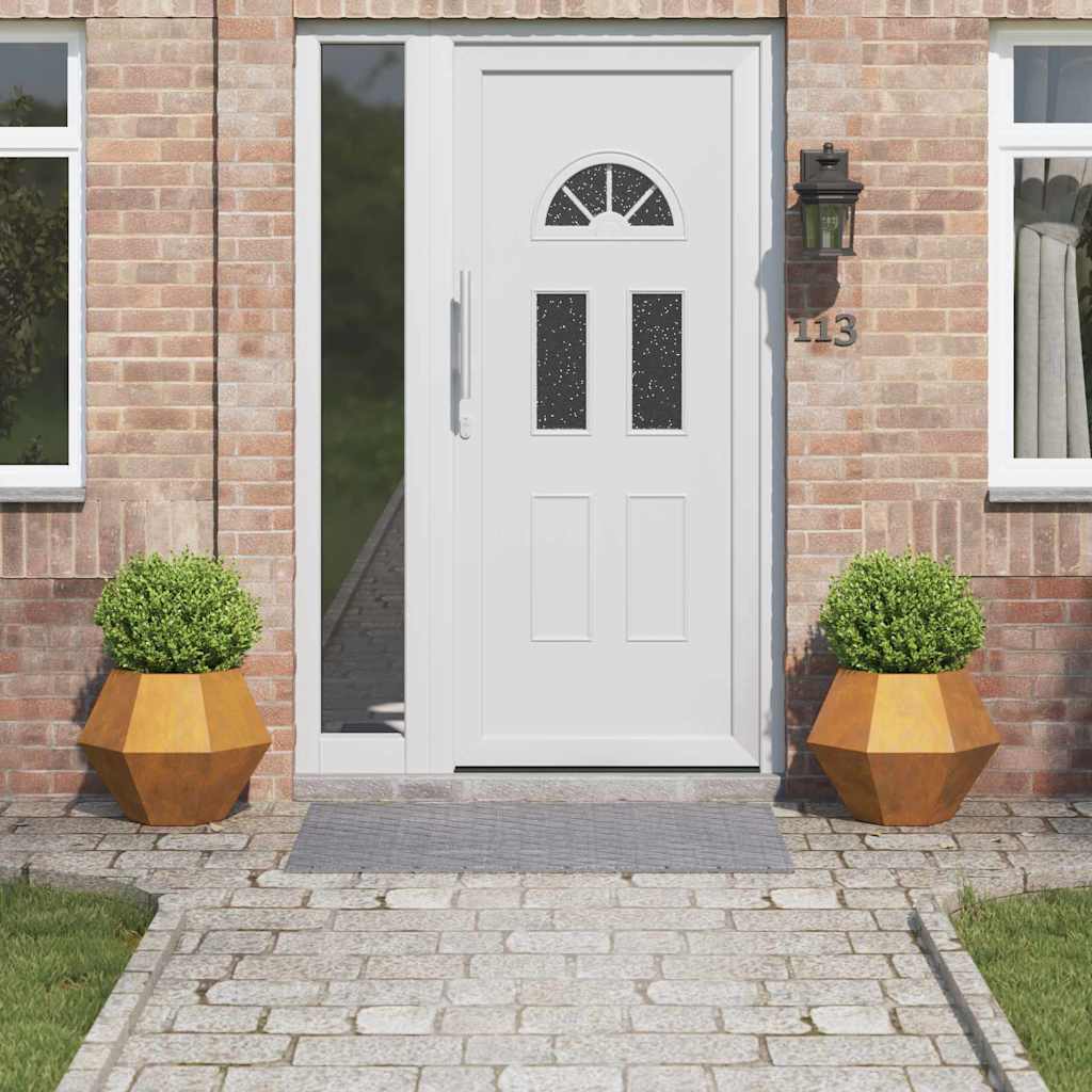 Fioriera 2 pcs Ruggine 50 x 50 x 40 cm 884065