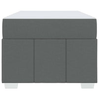 vidaXL Struttura del letto Grigio scuro 90 x 200 cm Tessuto