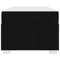 vidaXL Struttura del letto con materasso Nero 100 x 200 cm Tessuto