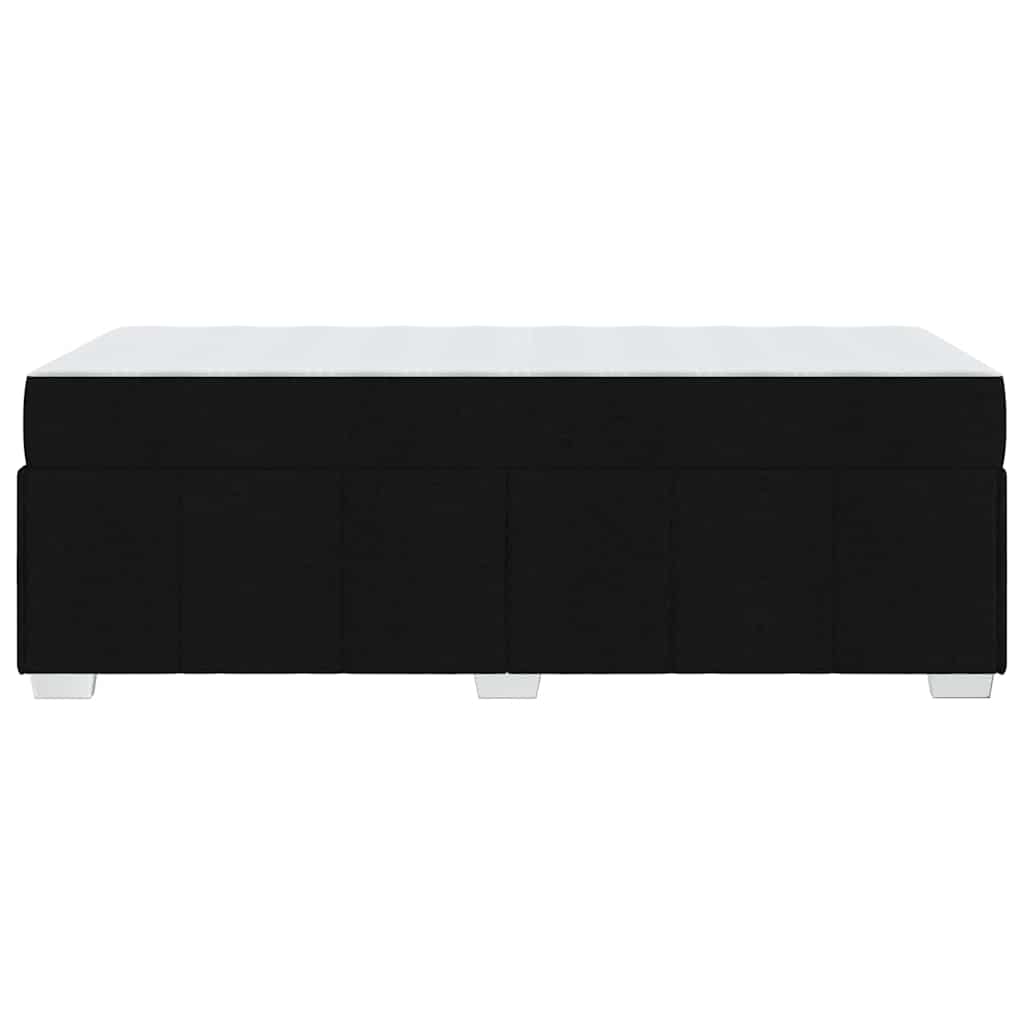 vidaXL Struttura del letto con materasso Nero 100 x 200 cm Tessuto