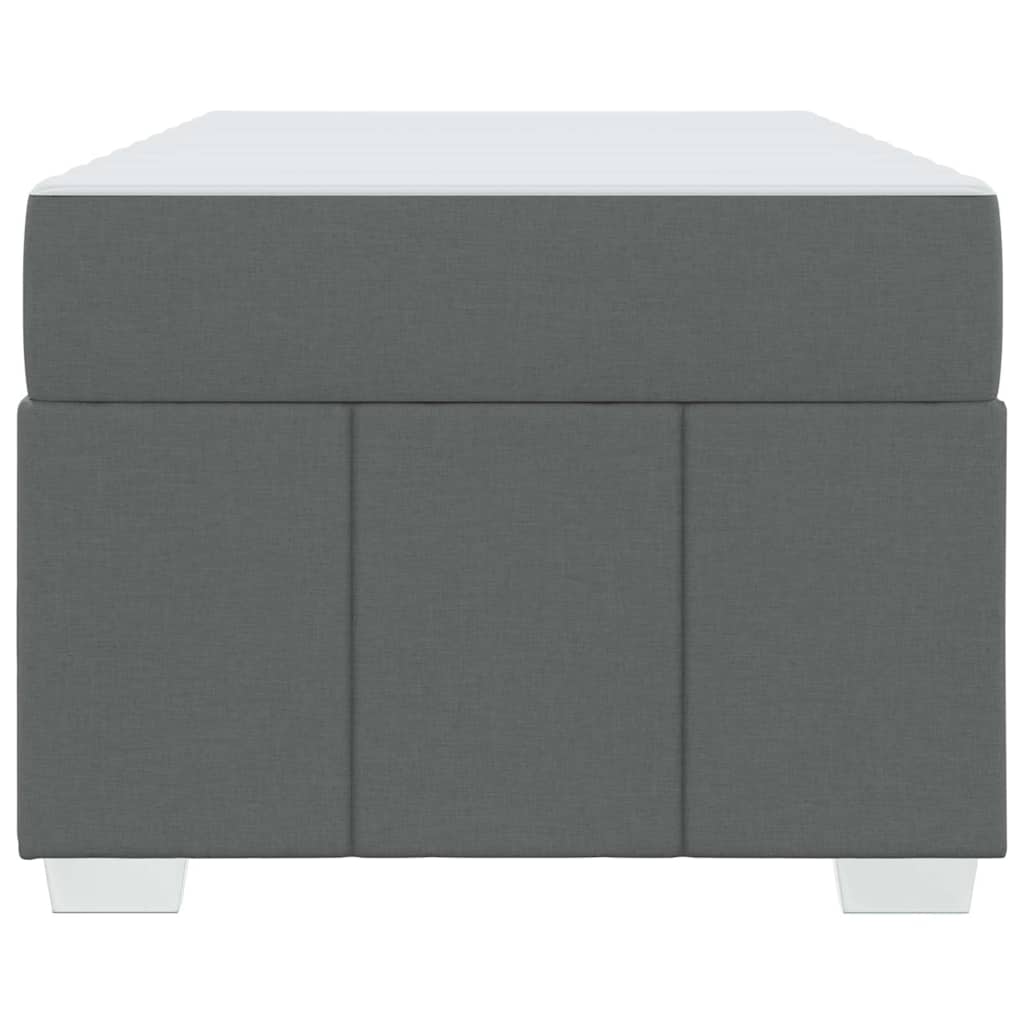 vidaXL Struttura del letto Grigio scuro 120 x 190 cm Tessuto
